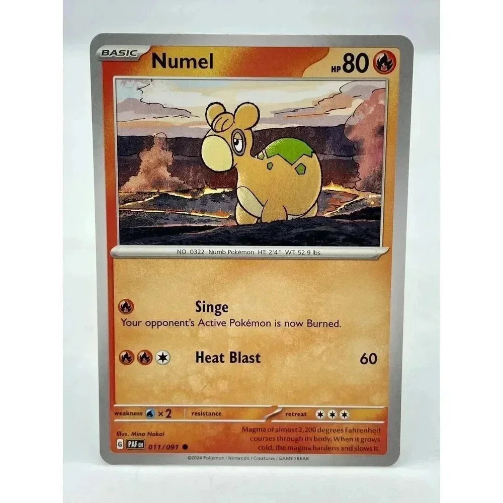 Numel 011/091 Common S&V: Paldean Fates Non-Holo Pokémon TCG Mint Unplayed